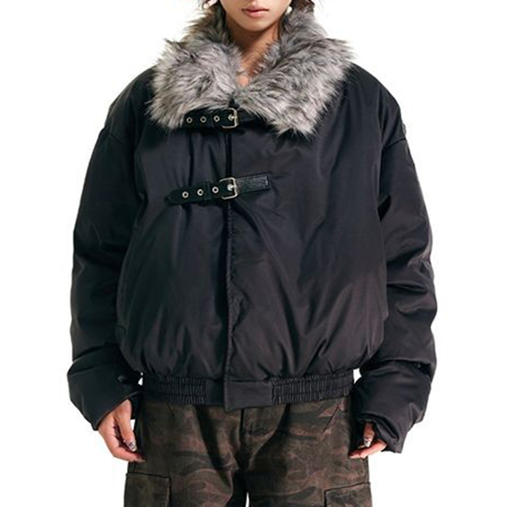 Street Fashion Men 2025 - แจ็คเก็ตบุรุษ Furry Faux Fur Casual Coats