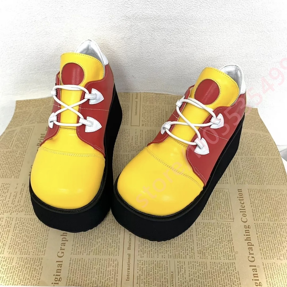 รองเท้าผ้าใบแพลตฟอร์มสีบล็อกสำ - Street Fashion Y2K บทวิจารณ์และราคา
