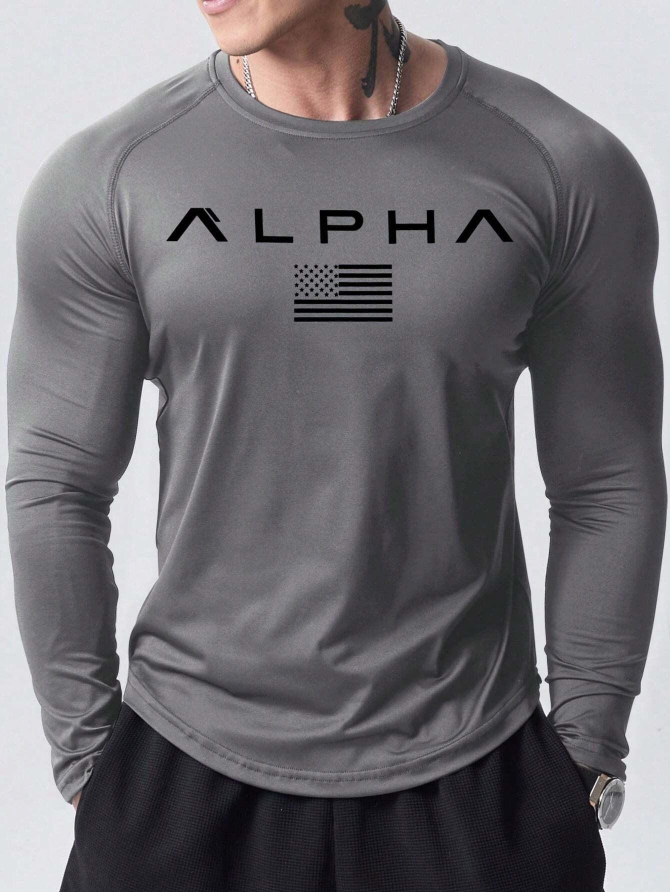 เสื้อยืดแขนยาวผู้ชายรุ่นใหม่สำ - Street Fashion Men 2025 บทวิจารณ์และราคา