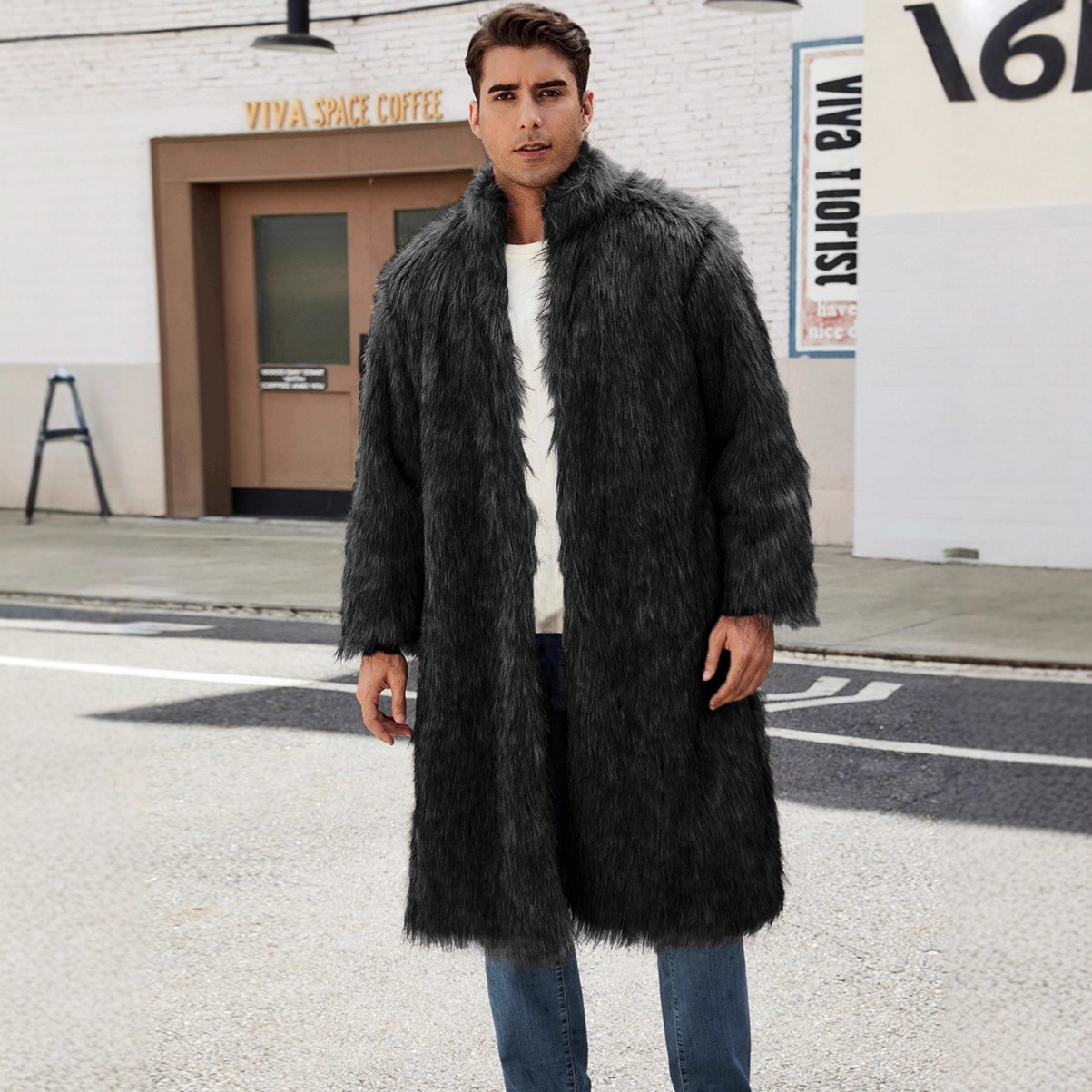เสื้อโค้ทขนเฟอร์เทียมผู้ชายแบบ - Street Fashion Men 2025 บทวิจารณ์และราคา
