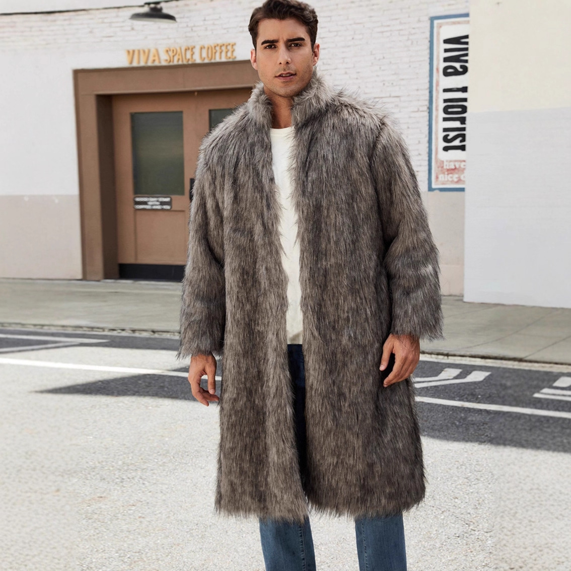 เสื้อโค้ทขนเฟอร์เทียมผู้ชายแบบ - Street Fashion Men 2025 บทวิจารณ์และราคา