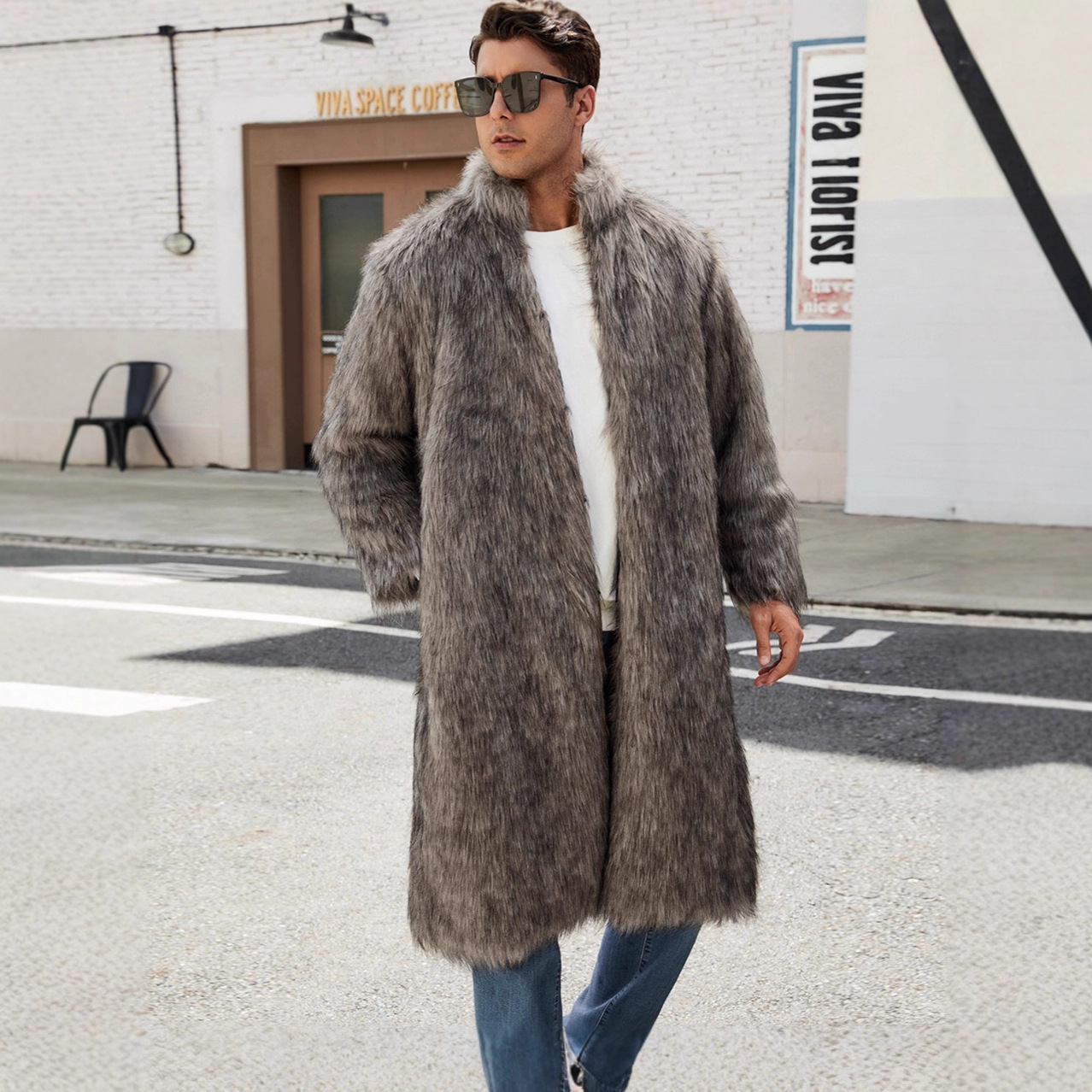 เสื้อโค้ทขนเฟอร์เทียมผู้ชายแบบ - Street Fashion Men 2025 บทวิจารณ์และราคา