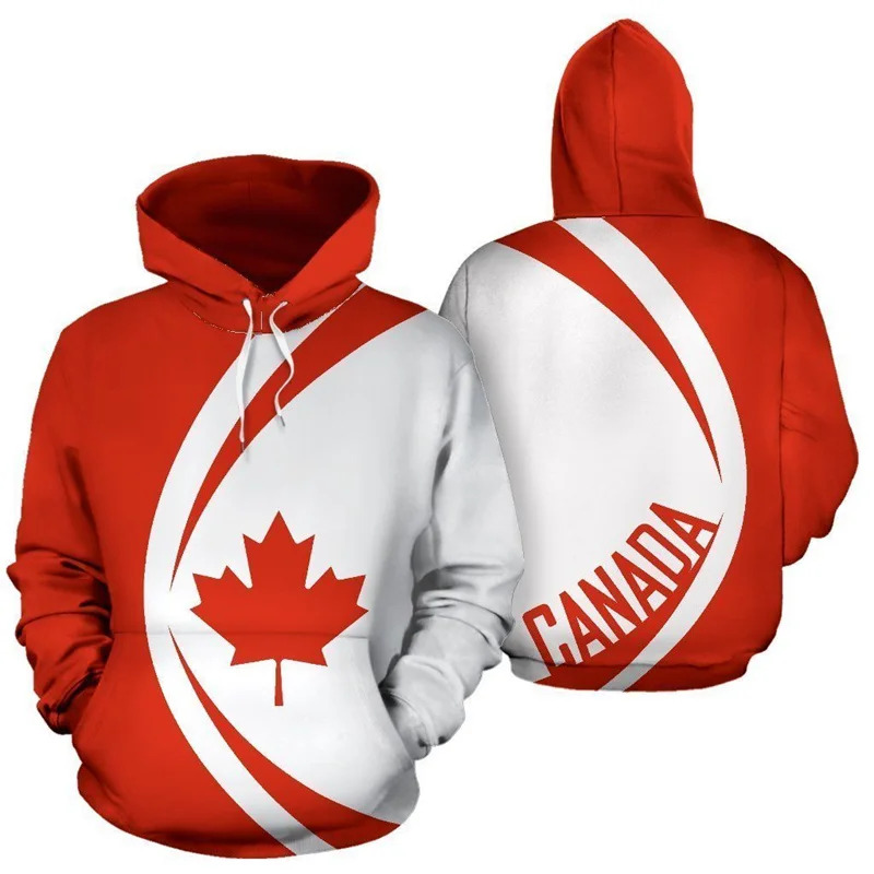 เสื้อฮู้ดดี้แคนาดาลายใบเมเปิ้ล - Street Fashion Canada บทวิจารณ์และราคา