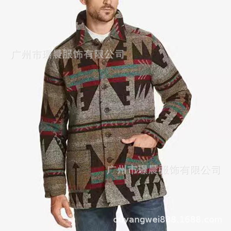 เสื้อเชิ้ตลายพิมพ์ลำลองแขนยาวป - Street Fashion Men 2025 บทวิจารณ์และราคา