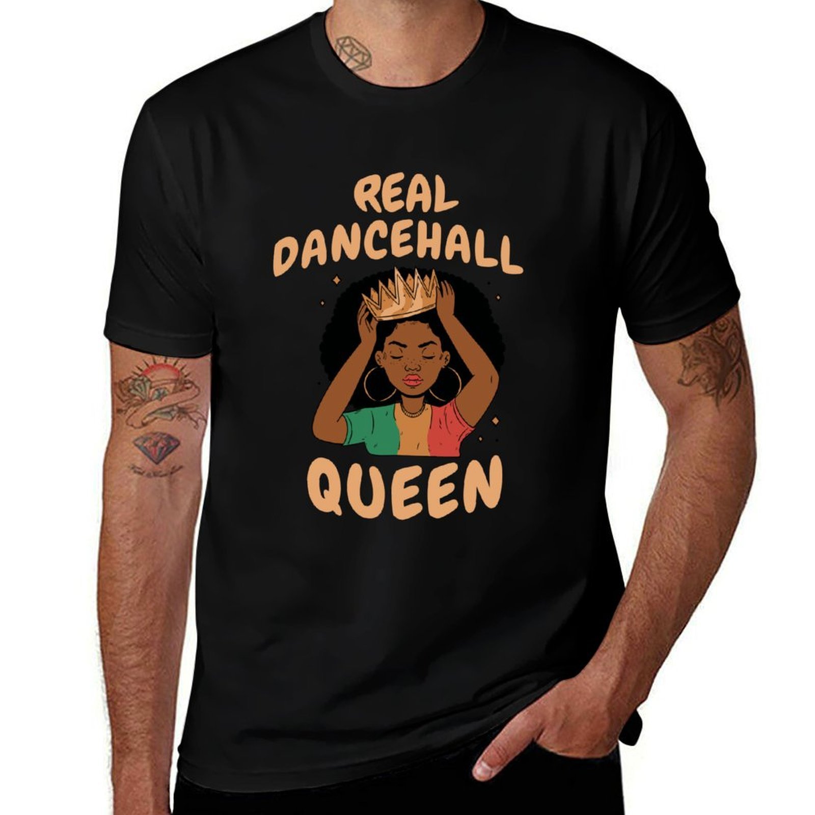 เสื้อยืด Real Dancehall Queen  - Queen Street Fashion บทวิจารณ์และราคา